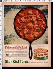 1961 Vintage Print Ad Star-Kist Tuna USA picture