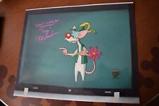 Animaniacs Original Production Cel  Pinky and the Brain signed by Rob Paulsen picture