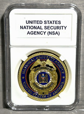NSA US National Security Agency Special Agent 🌟DOD🌟 Challenge Coin W/Case NEW picture