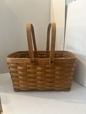 Longaberger 2004 Large Basket With Handles/ Protector picture