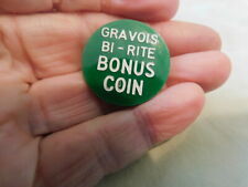 Gravois Bi-Rite Bonus Coin  Green Color St Louis Mo  picture