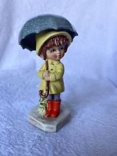 Gorham Moppets 1973 Fran Mar Girl With Umbrella picture