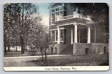 c1910 Court House Shawano Wisconsin P626 picture