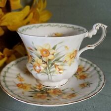 Rosina Queens Sweat Pea Teacup and Saucer with repaired handle picture