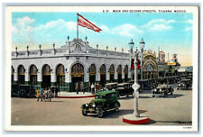 1939 Big Curio Store Main and Second Streets Tijuana Mexico Vintage Postcard picture