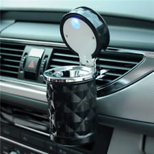 Auto Car Ashtray Portable with Blue LED Light Ashtray Smokeless Smoking Stand Cy picture