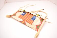 Native American Lakota Sioux Painted Rawhide Parfleche Bag pouch Beaded Leather picture