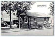 c1940 Exterior Information Booth Tomahawk Wisconsin WI Vintage Antique Postcard picture