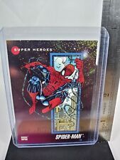 Vintage 1992 Impel Marvel Superheros Trading Card Prototype Spiderman #1 picture