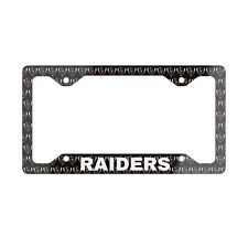 Metal License Plate Frame -Raiders picture