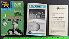 Vintage 1940s Ed-U-Cards Astronomy Space Science Education 28 Picture Cards Set picture