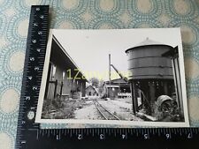 A074 VINTAGE TRAIN ENGINE PHOTO Railroad RIVERSIDE & GREAT NORTHERN YARD, 1971 picture