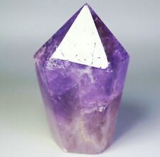 165g Natural Amethyst Quartz Crystal Obelisk Crystal Wand Point Healing Specimen picture