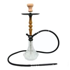 INHALE® Real Wood 24″ Heavy Duty hookah with an elegant Crystal glass picture
