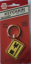 Vintage Napa Balkamp 1970’s 1980’s Retro Kawasaki Gold Brass Keychain NOS picture