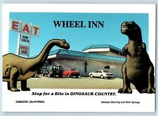 Cabazon California Postcard Wheel Inn Stop Bite Dinosaur Country Restaurant 1994 picture