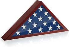 USA American Flag Case Frame Memorial Flag Display Case for Table Wall Hanging picture