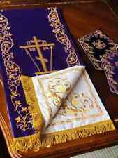 Analogian cover for Orthodox Church, purple side, white side picture