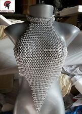 Chainmail Top and Miniskirt with Aluminiun Butted Necklace , Chainmail Dress picture