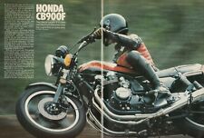 1981 Honda CB900F - 7-Page Vintage Motorcycle Road Test Article picture