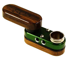 CLASSIC ORIGINAL AUTHENTIC MONKEY PIPE MIXED COLORS, Quality Wood Cap,Screen USA picture