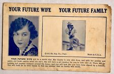 Future Wife Family Vintage Postcard. Early 1900s. Love And Relationships picture
