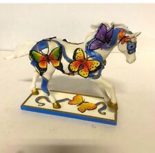 The Trail of Painted Ponies EARTH ANGELS Horse Figurine Butterflies picture