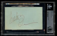 Anthony Quinn d2001 signed autograph 3x5 index card Actor Lawrence of Arabia BAS picture