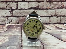 Molnija Regulator Komandirskie Aviation Officer Soviet Mens Military Wristwatch picture