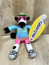 Chick-fil-A Cow Plush Surfer 80's Retro Toy Summer 2022 Chikin Iz Rad Pink Beach picture