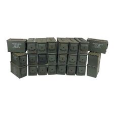 24 CANS Grade 2  50 cal empty ammo cans 24 Total   picture