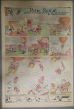 Peter Rabbit Sunday Page by Harrison Cady from 10/1/1932 Large Full Page Size picture
