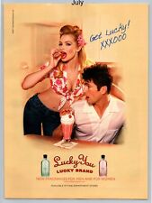 Jaime Pressly Lucky You Brand Fragrances For Men & Women 2001 Full Page Print Ad picture