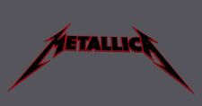 Metallica inspired 3D Printed Logo, Wall Art, Man Cave, Music Lovers 9.5