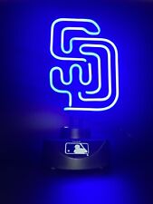 MLB Baseball The Memory Company San Diego Padres Neon Logo Desk Lamp New In Box picture