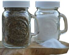 Glass Salt or Pepper Shaker 4 Oz. Large Golden Harvest - 2 Pack picture