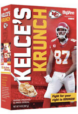 Travis Kelce’s Krunch Kansas City Chiefs Cereal Hy-Vee NEW AND SEALED NFL picture