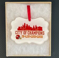 Kansas City Chiefs Super Bowl Champions | City of Champions Acrylic Ornament picture