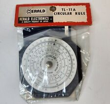 Vtg Concise Circular Slide Rule No. 28 Sealed Package Herald Electronics JAPAN  picture
