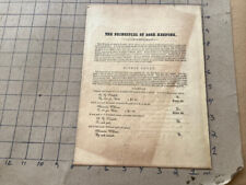 original vintage: THE PRINCIPLES OF BOOK KEEPING- i show all pages; mid 1800's picture