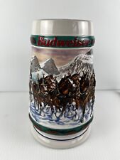 1993 BUDWEISER Holiday Beer Stein “Special Delivery” Anheuser Busch Clydesdale picture