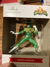 Mighty Morphin Power Rangers Hallmark Christmas Tree 2023 Holiday Ornament Green picture