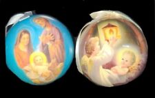 RARE 2 Vintage 1950's Harrod's Department Store Annual Christmas Ornaments  picture