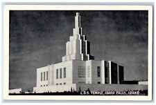 Idaho Falls Idaho ID Postcard  Latter Day Saints Temple Exterior c1940s Vintage picture