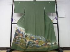 Kimono Colored Tomesode  1 Luxury , Artist'S Hand-Painted Famous Scenic Spot, Go picture