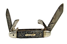 Vintage CAMPER Scout Pocket Knife by The Ideal Knife Co. in Prov. RI #N-5A picture