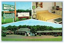 c1950's National Trails Motel Uniontown Pennsylvania PA Multiview Postcard picture