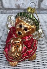 Vintage Boyd’s Bear Blown Glass Christmas Ornament Angel Stella picture
