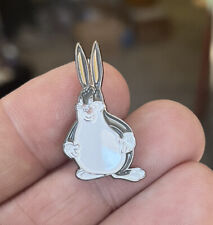 Big Chungus enamel pin funny retro fat Bugs Bunny meme internet hat lapel bag  picture
