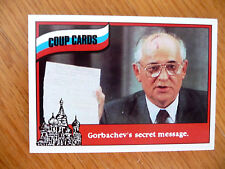 1991 UNBEATABLES RUSSIA SOVIET UNION COUP CARDS COMPLETE SET (10), NM/MINT+ picture